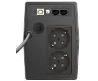 POWERWALKER UPS LINE-INTERACTIVE 600VA SCL 2XSCHUKO 230V, RJ11/ 45 IN/OUT, USB, LCD VI 600 SCL - 543830 - zdjęcie 4
